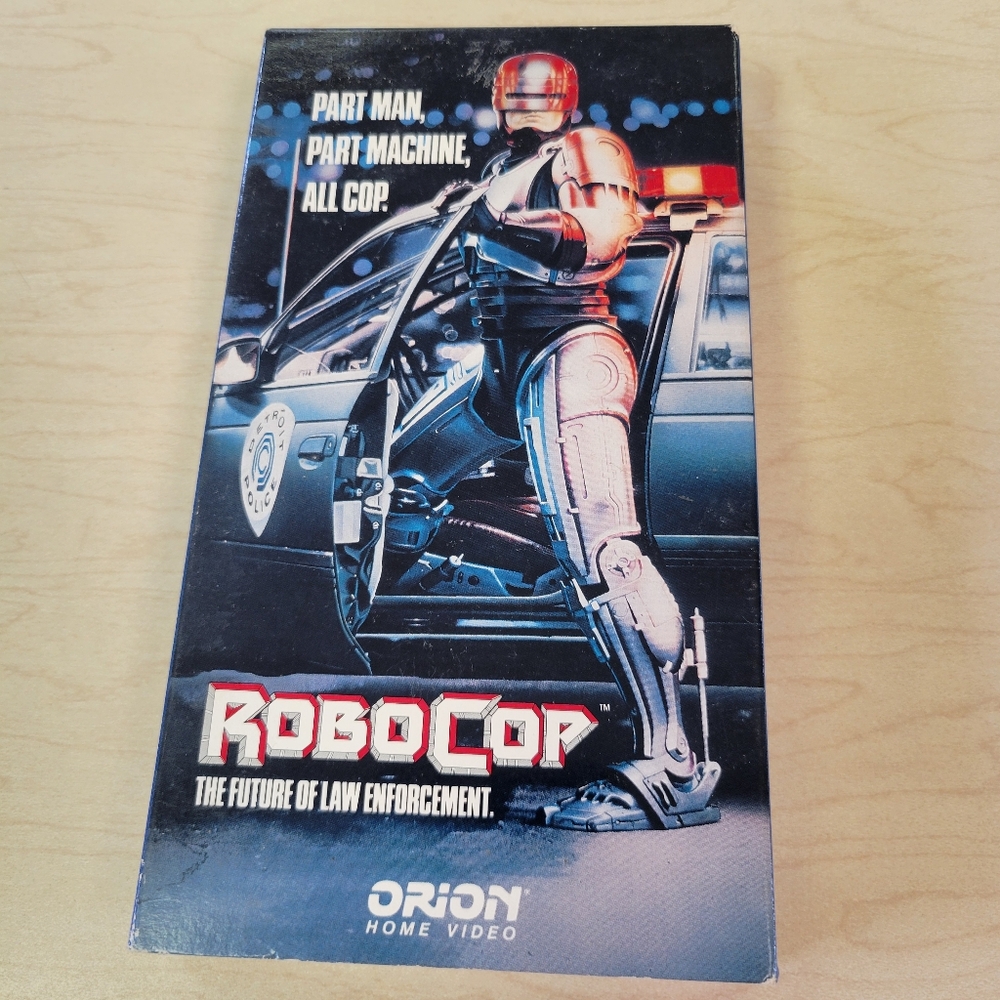 Robocop (VHS, 1987) Orion Home Video Rare Red Top EP Version